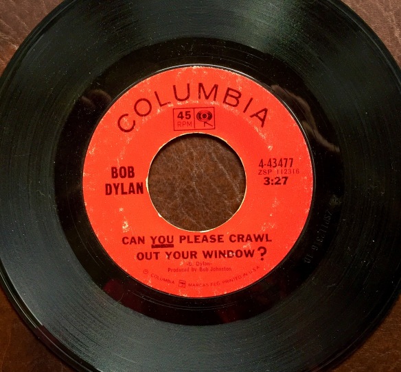 One of my prized 45s is this obscure single, released Dec. 21, 1965.